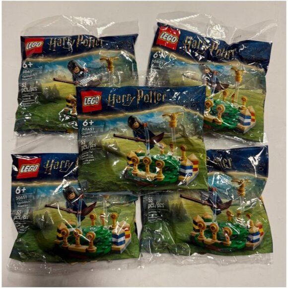 LEGO 5Pk Harry Potter Quidditch Practice Polybag Set 30651 - Picture 1 of 4